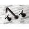Kingston Brass Roman Tub Faucet, Oil Rubbed Bronze, Wall Mount KS8025BEX - alternate 4